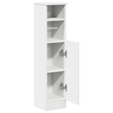 Bathroom Cabinet with Roll Holder White 20.5x22x90 cm 858497