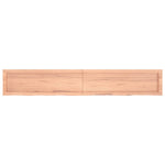 ZNTS Wall Shelf Light Brown 180x30x cm Treated Solid Wood Oak 363716