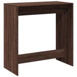 Bar Table Brown Oak 102x50x103.5 cm Engineered Wood 854433