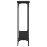 Console Table Black 100x22.5x75 cm Engineered Wood 834015