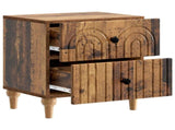 Bedside Cabinet Old Wood 43 x 34.5 x 48 cm Engineered Wood 894081