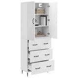 Cabinet Set 2 pcs High Gloss White 66 x 34.5 x 90 cm 3416641