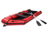Camping Survivals 10ft PVC 330kg Water Adult Assault Boat Red Black 44475478