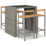 Garden Bar Set Grey 3187701