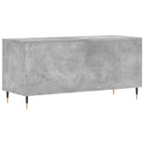 Record Cabinet Concrete Grey 100x38x48 cm Engineered Wood 831744