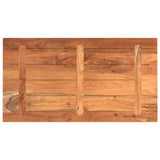 Table Top 120x50x2.5 cm Rectangular Solid Wood Acacia 370921