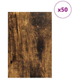 Decor Panels 50 pcs Smoked Oak 40 x 60 x 0.27 cm 885608