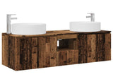 Bathroom Cabinet Set 3 pcs Old Wood 49.5 x 44.5 x 65.5 cm 3405745