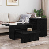 Console Table Black Oak 91.5 x 35 x 38.5 cm Engineered Wood 891161