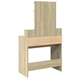 Dressing Table with LED Sonoma Oak 80x41x144.5 cm 848180