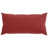 Cushion Cover 12 pcs HEERLEN Wine Red 40 x 80 cm Polyester 910056