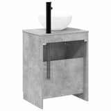 Bathroom Furniture Set Concrete Grey Engineered Wood 3404217