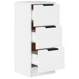 Sideboards 2 pcs White 30x30x70 cm Engineered Wood 811152