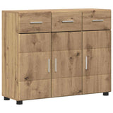 Sideboard with Shelf FLORIN Artisan Oak 88.5 x 30.5 x 73 cm 880320