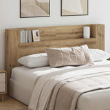 Headboard Artisan Oak 180 x 17 x 104.5 cm Engineered Wood 3418685