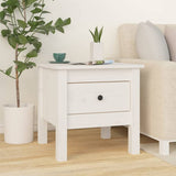 Side Tables 2 pcs White 40x40x39 cm Solid Wood Pine 813787