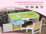 Kids Desk and Chair Set for 3-6 Years with Storage Drawer, Study Table and Chair for Children T3398P347721