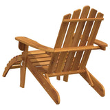 Garden Adirondack Chairs with Footrests 2 pcs Solid Wood Acacia 3145015