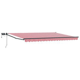 Manual Retractable Awning with LEDs 4 x 3 m 3419464