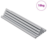 Threaded Rod 900 pcs Silver Steel 864435