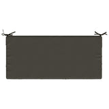 2-Piece Bench Cushions SOEST 2 pcs 100% Polyester Anthracite 950201