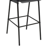 Bar Chairs 6 pcs Black Solid Plywood Steel 3054567