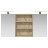 Bathroom Cabinet Set 3 pcs 100 x 10.5 x 50 cm Engineered wood 3403690