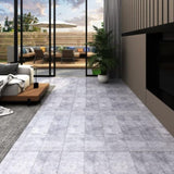 Self-adhesive PVC Flooring Planks 5.21 m 2 mm Cement Grey 330185