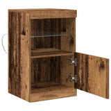 LED Sideboard Old Wood 41 x 37 x 67 cm Engineered Wood 863036