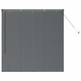 Venetian Blinds Manual Dark Grey 130 x 130 cm Aluminium 42006053