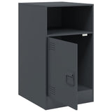 ZNTS Bedside Cabinet Anthracite 34.5x39x62 cm Steel 841767