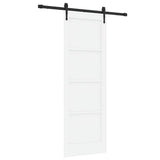 Sliding Door ORKDAL White 73.5 x 211 cm Solid Pine Wood 3333777