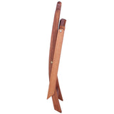 Dining Chair Set of 2 Brown Solid eucalyptus wood Small 45583