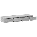 Bed Drawers Grey Sonoma 120 x 36.5 x 16.5 cm Engineered Wood 866944