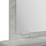 Dressing Table Concrete Grey 50 x 41 x 140 cm Engineered Wood 865130