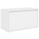 Bench White Engineered Wood 80x40x45 cm Bench Rectangular 808666