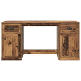 Desk with Cabinet Old Wood Engineered Wood 154.5 x 50 x 75 cm 3402677