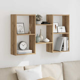 Wall Shelf Artisian Oak 96x18x60 cm Engineered Wood 853235
