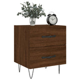 Bedside Cabinets 2 pcs Brown Oak 40x35x47.5 cm Engineered Wood 827307