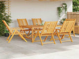 Garden Chair 6 pcs Brown 57 x 72 x 109 cm Solid Acacia Wood 3154135
