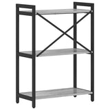 Bookshelf 60 x 30 x 85 cm Engineered Wood Grey sonoma 868398