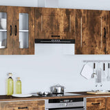 Kitchen Wall Cabinet Kalmar Smoked Oak Engineered Wood 853602
