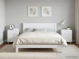Bedside Cabinet 2 pcs High Gloss White 33.5 x 34.5 x 60 cm 8011432