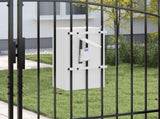 Mailbox with Storage with Door White 30 x 20 x 55 cm Steel 874948