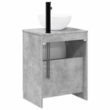 Bathroom Furniture Set Concrete Grey Engineered Wood 3404207