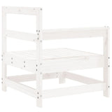 Garden Corner Sofas 2 pcs White Solid Wood Pine 825507