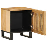 Bedside Cabinets 2 pcs 40x34x46 cm Solid Wood Rough Mango 377417