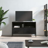 TV Cabinet Black 80x36x50 cm Engineered Wood 828981