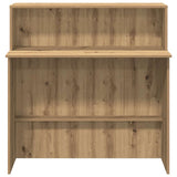 Reception Desk Artisan Oak 100x50x103.5 cm Engineered Wood 859032