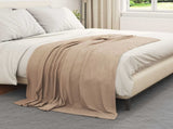 Throw Blankets 6 pcs Camel 170 x 130 cm Fleece 42017049